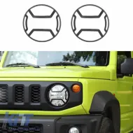 Head Light Covers suitable for Suzuki Jimny 2019+ Metal 2 Pcs-image-6314421