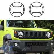 Head Light Covers suitable for Suzuki Jimny 2019+ Metal 2 Pcs-image-6314422