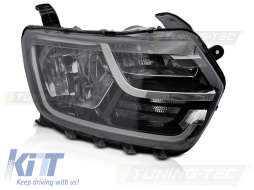 HEADLIGHT BLACK RIGHT SIDE TYC fits  DACIA DUSTER II 17-21-image-6270146