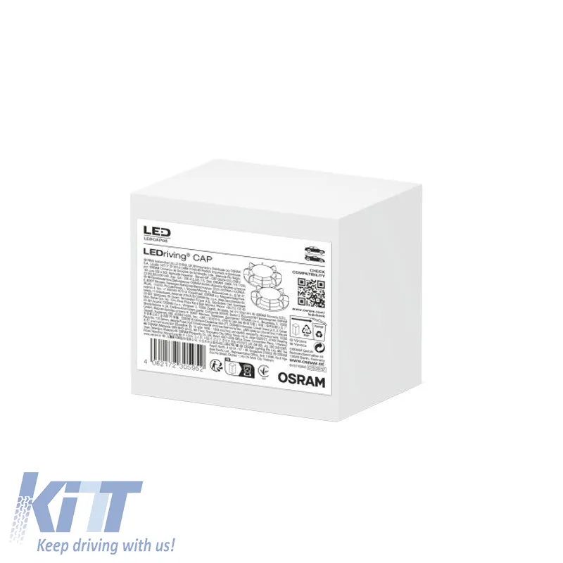 Headlight Caps suitable for LED Installation Osram LEDCAP06 76mm 2 Pieces