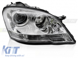 HEADLIGHT CHROME RIGHT SIDE TYC fits MERCEDES W164 09-11-image-6270482