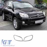 Headlight Covers Chrome suitable for Toyota Rav4 06-11 2 Pcs