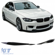 image-47-Headlight Covers Evil Eye Black Gloss suitable for 3 Series BMW F30 F31 11-19