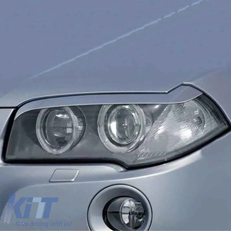 Headlight Covers Eyebrows Suitable for BMW X3 E83 03-09 2 Pcs