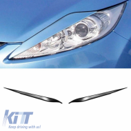 Headlight Covers Eyebrows suitable for Ford Fiesta MK7 08-12 Evil Eye 2 Pcs