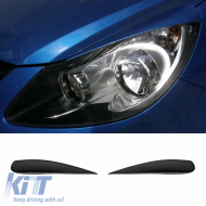 Headlight Covers Eyebrows suitable for Opel Corsa D 06-14 2 Pcs - CGRBKO6034612