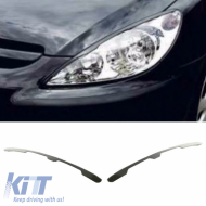 Headlight Covers Eyebrows suitable for Peugeot 307 01-05 2 Pcs