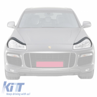 Headlight Covers Eyebrows suitable for Porsche Cayenne 1 Facelift 07-10 2 Pcs