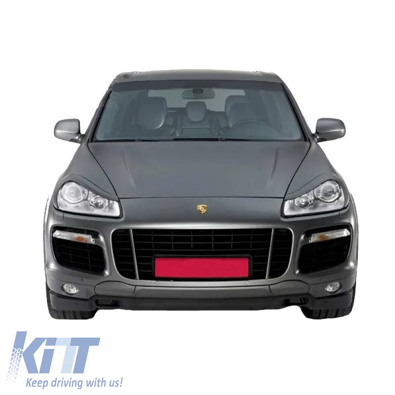 Headlight Covers Eyebrows suitable for Porsche Cayenne 1 Facelift 07-10 2 Pcs