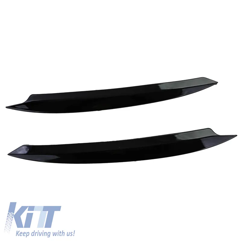 Headlight Covers Eyebrows suitable for VW Golf 7 12-21 Evil Eye Gloss Black 2 Pcs
