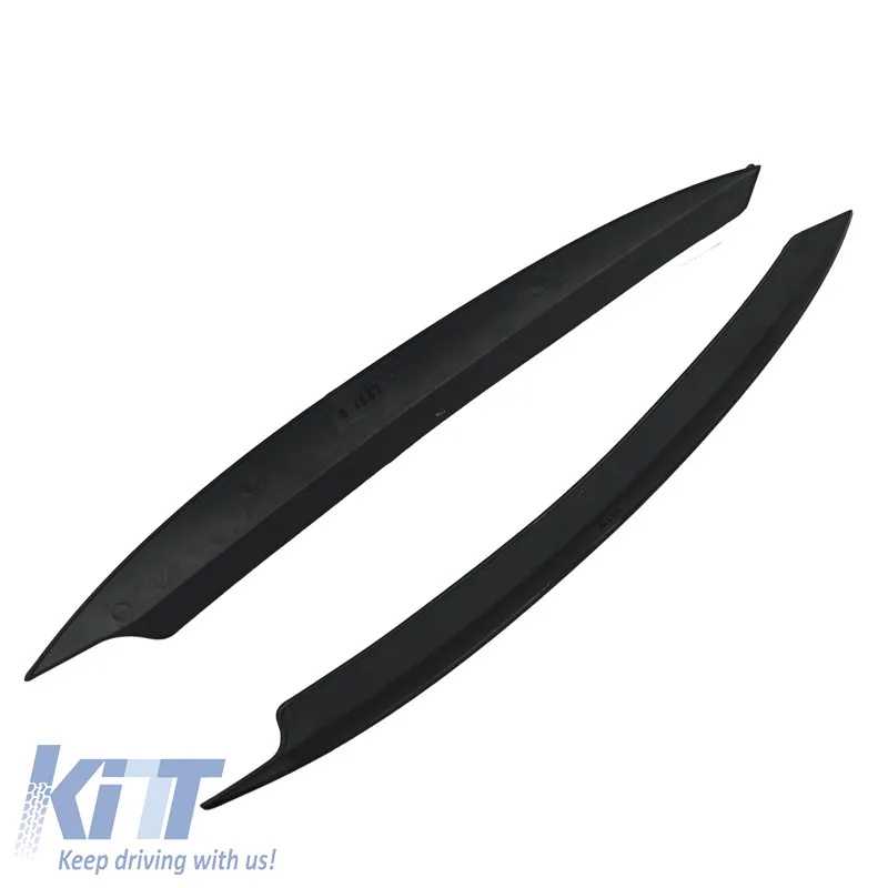 Headlight Covers Eyebrows suitable for VW Golf 7 12-21 Evil Eye Gloss Black 2 Pcs