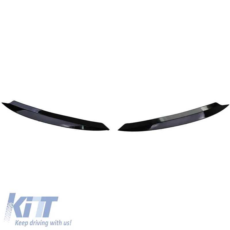 Headlight Covers Eyebrows suitable for VW Golf 7 12-21 Evil Eye Gloss Black 2 Pcs