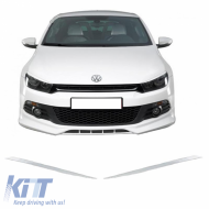 Headlight Covers Eyebrows suitable for VW Scirocco 3 08-14 2 Pcs