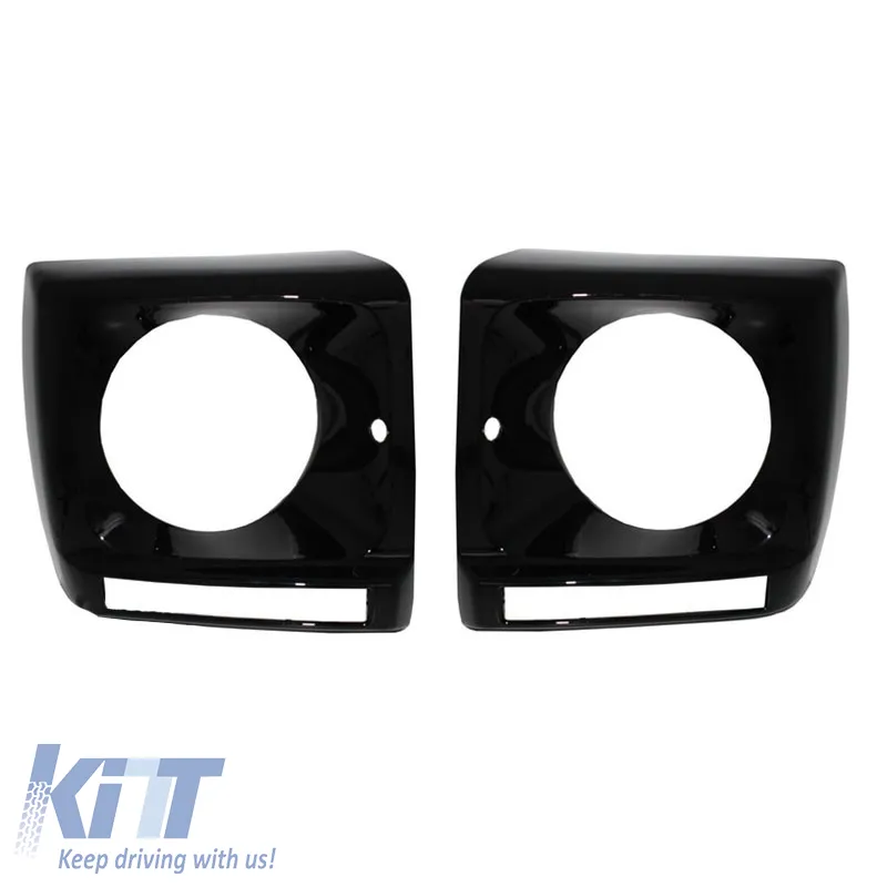 Headlight Covers With DRL Suitable for Mercedes-Benz G-Class W461/W463 90-15 G55/G65 A Design 4 pc
