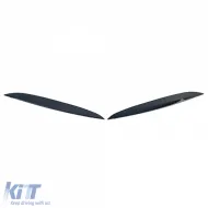 Headlight eyebrows bad look black gloss fits VW Golf 4 1997-2003-image-6327480