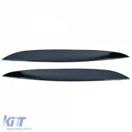 Headlight eyebrows bad look black gloss fits VW Golf 4 1997-2003-image-6327483
