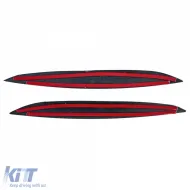 Headlight eyebrows bad look black gloss fits VW Golf 4 1997-2003-image-6327484