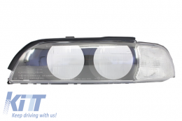 image-56-Headlight Glass Lens Replacement suitable for BMW 5 Series E39 Pre Facelift (1996-2000) Left Side