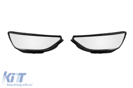 image-67-Headlight glass set suitable for Audi A4 B10 Sedan, wagon after 2020, left and right