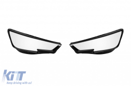 image-51-Headlight glass set suitable for Audi A4 2016-2018, left and right