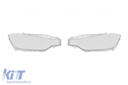 image-63-Headlight glass set suitable for BMW 3 Series F30 sedan, F31 touring 2012-2015, left and right