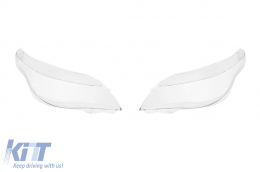 Headlight glass set suitable for BMW 5 Series E60 sedan, E61 touring 2007-2010, left and right - ABBMHL6009661