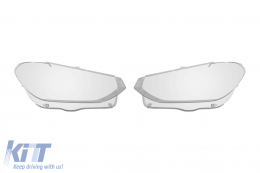 image-6-Headlight glass set suitable for BMW X3 G01 2018-2020, left and right