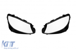 image-77-Headlight glass set suitable for Mercedes E-Class W213 sedan, wagon 2016-2020, left and right