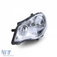 Headlight H7 H1 with LWR motor left for VW Polo 9N3 2005/20-09-image-6258101