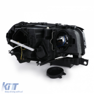 Headlight left H7 H7 with LWR motor suitable for BMW X3 E83 2004-7/2006-image-6258150