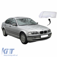 Headlight Left Lens Glass suitable for BMW 3 Series E46 98-01 Sedan / Kombi 1 Pc