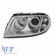 Headlight Left Suitable for VW Passat 3BG 00-05 Chrome H7/H7 TYC