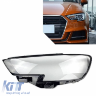 Headlight Len Glass Left Suitable For Audi A3 8V Facelift 16-19 1 Pc