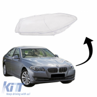 Headlight Len Glass Left Suitable For Bmw 5 F10 10-16 1 Pc