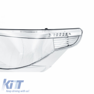 Headlight Len Glass Left Suitable For Bmw 5 Series E60 Pre Facelift 03-07 Sedan / Touring Xenon With Led 1 Pc