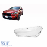 Headlight Len Glass Left Suitable For Bmw X2 F39 Pro Facelift 18-21 1 Pc