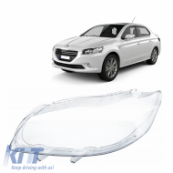 Headlight Len Glass Left Suitable For Peugeot 301 12-17 1 Pc
