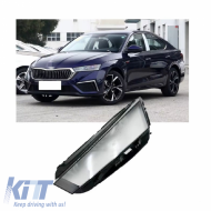 Headlight Len Glass Left Suitable for Skoda Octavia IV 20-23 1 Pc