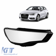 Headlight Len Glass Right Suitable For Audi A3 8V Pro Facelift 12-16 1 Pc