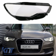 Headlight Len Glass Right Suitable For Audi A6 C7 Pro Facelift 11-15 1 Pc