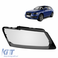 Headlight Len Glass Right Suitable For Audi Q5 8R Pro Facelift 08-12 1 Pc