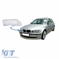 Headlight Len Glass Right Suitable for BMW 3 E46 Sedan/Touring Facelift 01-05 Xenon & Halogen 1 Pc