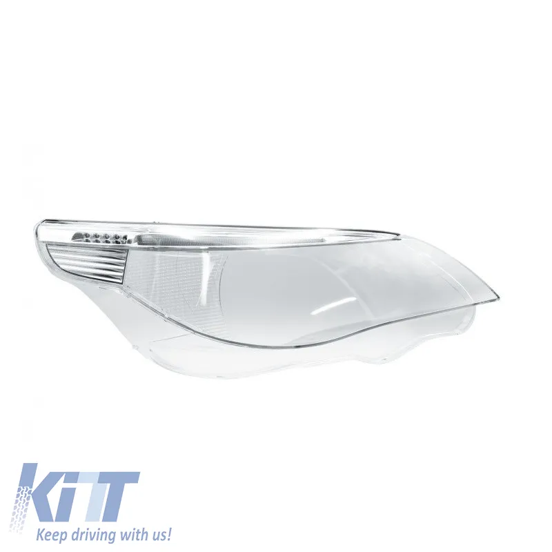 Headlight Len Glass Right Suitable For BMW 5 Series E60 Pre Facelift 03-07 Sedan / Touring Xenon With LED 1 Pc