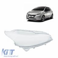 Headlight Len Glass Right Suitable For Peugeot 208 12-19 1 Pc