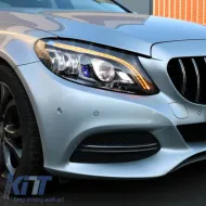 Headlight Len Glass Right Suitable For Mercedes-Benz C-Class W205 Pro Facelift 14-18 1 Pc-image-6320571
