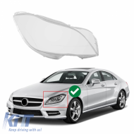 Headlight Len Glass Right Suitable For Mercedes-Benz CLS W218 Pro Facelift 10-14 1 Pc