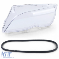 Headlight lens diffuser left suitable for BMW 3 Series E46 Sedan Touring 01-05 - ODHLB6014003