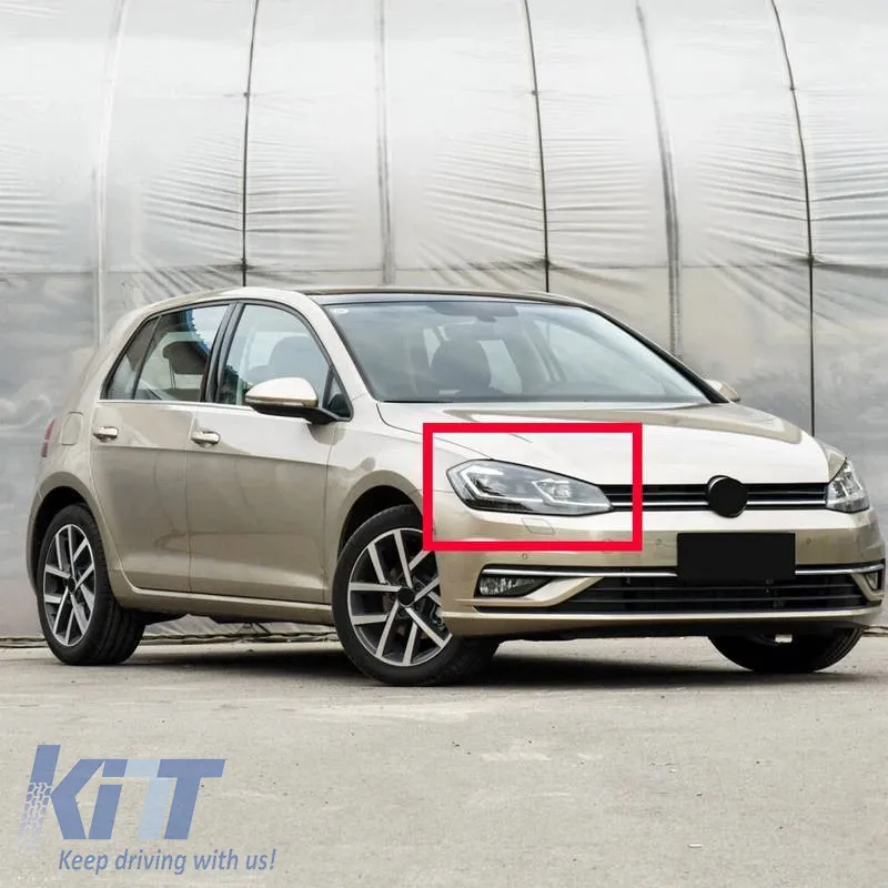 Headlight Lens Right Glass suitable for VW Golf VII (7.5) 17-19 1 Pcs