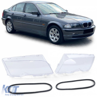 image-6-Headlight lenses diffusers suitable for BMW 3 Series E46 Sedan Touring 97-01