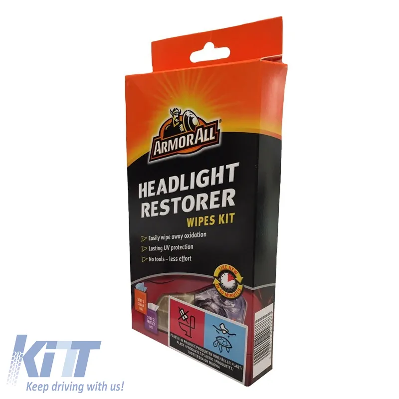 Headlight Restorer Wipes suitable for Armor All 185140100